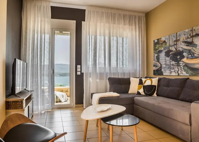 Апартаменты Eviono Sea View Afthonia - Anemelia